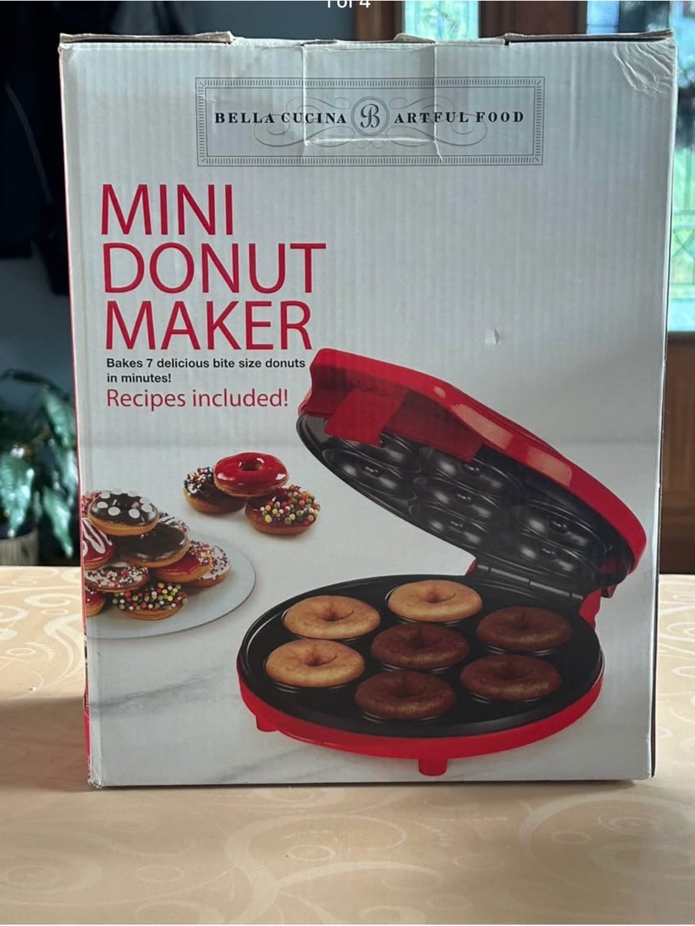 New - Red Mini Donut Maker